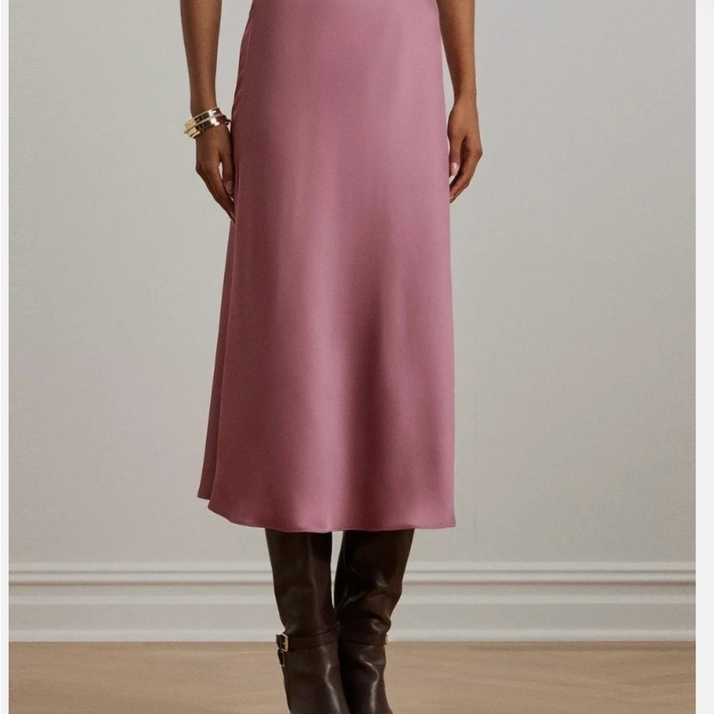 Ralph Lauren Dusty Rose Midi Skirt
